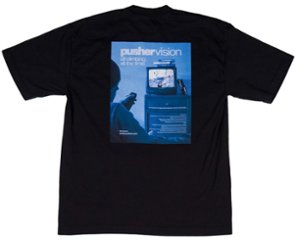 Pusher限定生産Tシャツ　Pusher Vision T画像