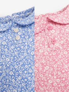 【LAST ONE/PINK6-12m】JoJoMamanBebe★パステルフローラルトップス(全2色)(~6y)画像