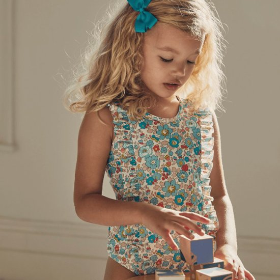 【LAST/6-12m】Olivier Baby&Kids★LIBERTY SWIMSUIT(Poppy Park)(-8y)画像