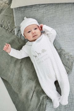 【LAST/3-6m】JoJoMamanBebe★Welcome little One-ハット(全3色)(0~6m)画像