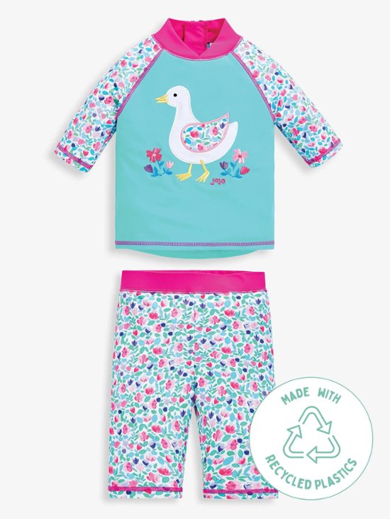 【Left/4-5y&5-6y】JoJo Maman Bebe★2piece Swimset-Duck(~6y)画像