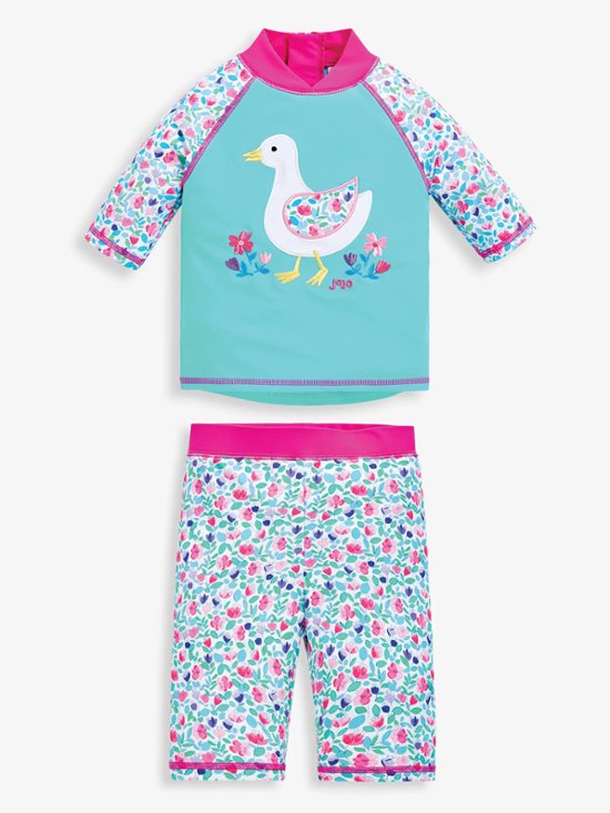 【Left/4-5y&5-6y】JoJo Maman Bebe★2piece Swimset-Duck(~6y)画像