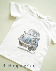 【Left/12m&18m】JOMilano★ジャージープリントTシャツ(全4種)(12m~10A)画像