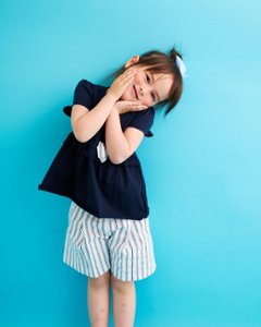 JOMilano★ストライプショートパンツ(12m~10A)画像