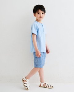 【Left/12m,18m,2A&8A】Malvi&Co(ISI)★ギンガムブルーパンツ(12m~8A)の画像