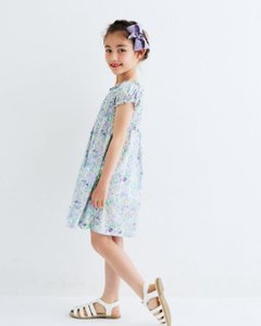 【Left/2A&3A】Malvi&Co★ライラックフラワーシャーリングドレス(2A~10A)画像