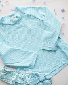 FinaEjerique★ライトブルースウィムセットアップ～Girl(12m~6A)画像