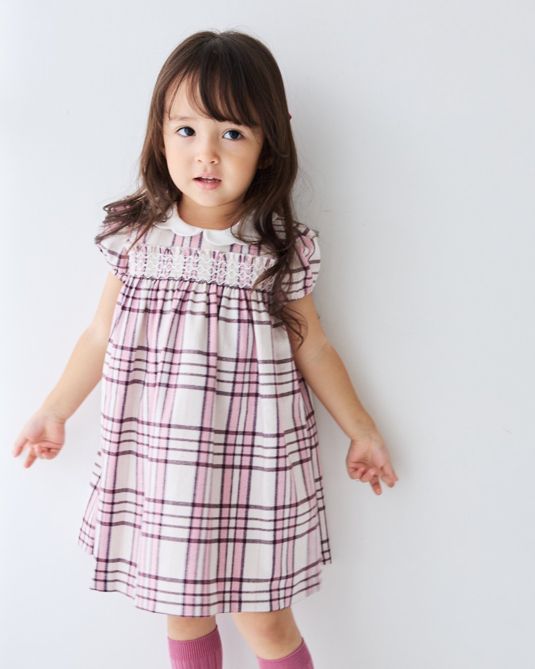 JOMilano★スコティッシュタータンピンクドレス(12m~4A)の画像