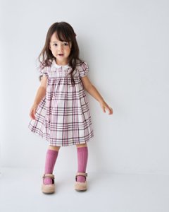 JOMilano★スコティッシュタータンピンクドレス(12m~4A)画像