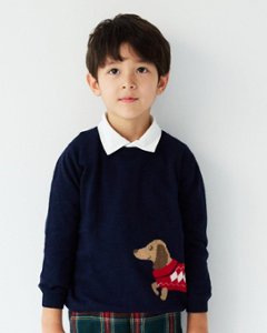 JOMilano★ダックスアーガイルセーター(12m~10A)の画像