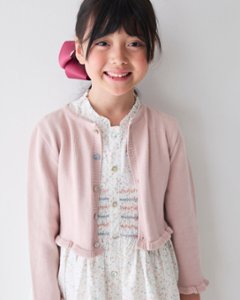 mebi★コットンボレロカーディガン(全2色)(12m~10A)画像