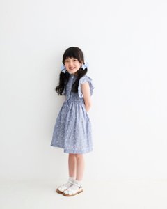 MICHELL×Pukatuka★シャーリングフロントボタンドレス(3A~8A)画像