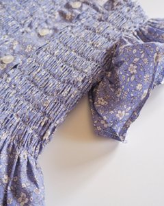MICHELL×Pukatuka★シャーリングフロントボタンドレス(3A~8A)画像