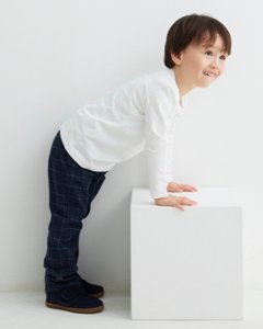 FinaEjerique★プレイドチェックトラウザー(2A~6A)の画像