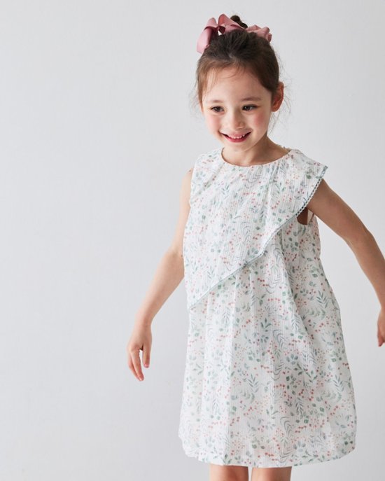 FinaEjerique★Green leaf organza dress(3A~10A)画像