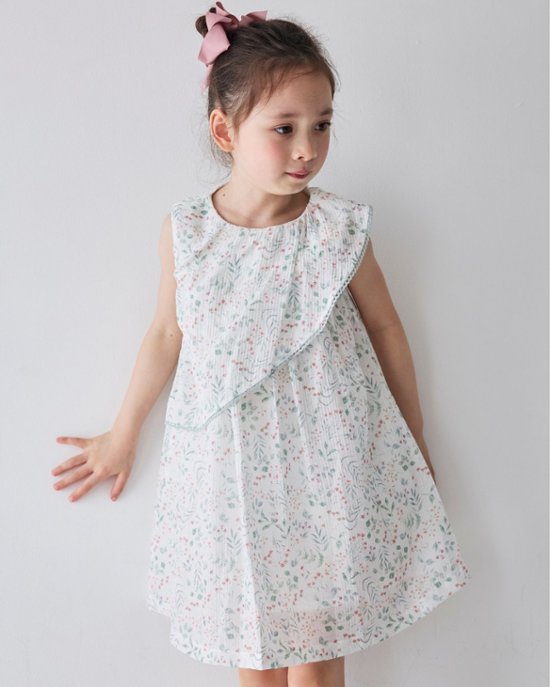 FinaEjerique★Green leaf organza dress(3A~10A)画像