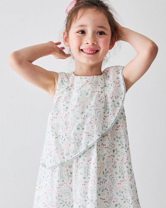 FinaEjerique★Green leaf organza dress(3A~10A)画像