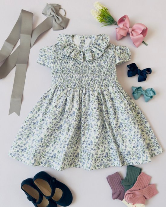 pi&pa★Santoriniシャーリングドレス(2A~10A)画像