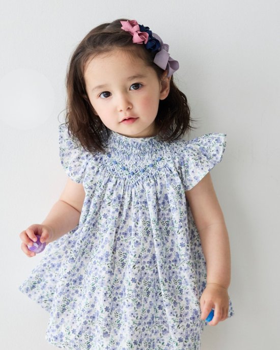 pi&pa★Santoriniスモッキングビショップドレス(12m~4A)画像