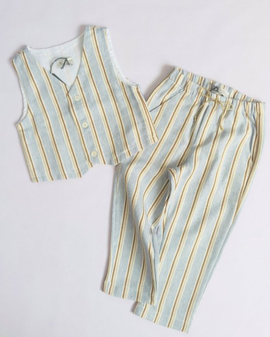 JOMilano★RIGA AZZURRA GILET(2y~10y)画像