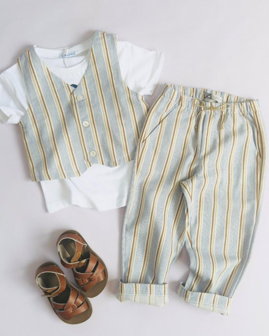 JOMilano★RIGA AZZURRA GILET(2y~10y)画像