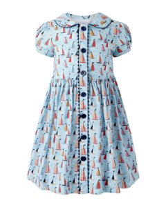 RachelRiley★Sailboat Button Front Dress(2y~10y)の画像