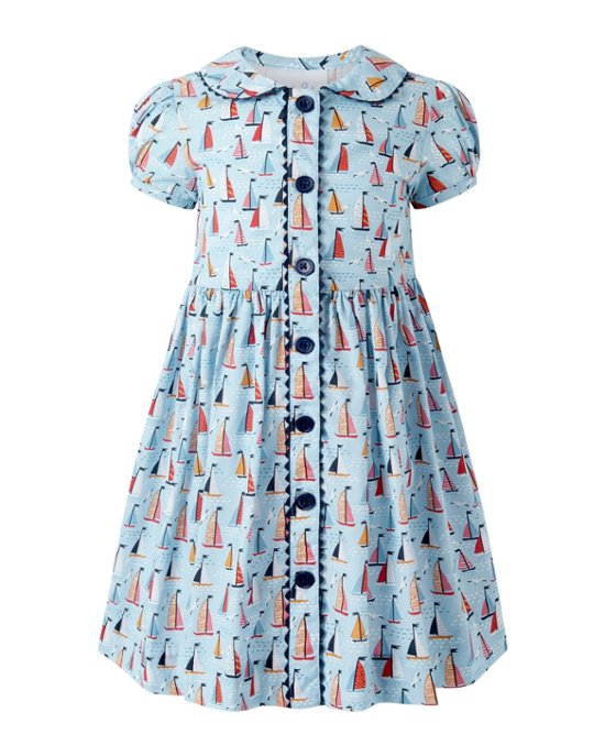 RachelRiley★Sailboat Button Front Dress(2y~10y)画像