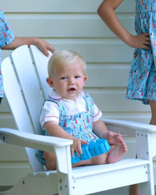 RachelRiley★Sailboat Bubble and Shirt Set(6m~18m)画像