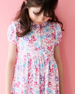 RachelRiley★Pink Floral Jersey Dress(2y~10y)の画像