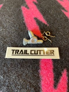 TRAIL CUTTER/オリジナルブレーキレバー 用アジャストボルト＆スプリング / シルバー　の画像