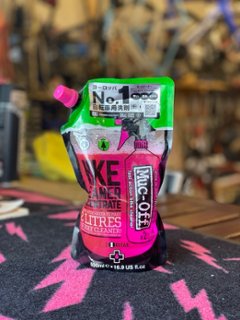 MUC-OFF /BIKE CLEANER CONCENTRATE /　マックオフ バイククリーナーコンセントレート 500mL 洗剤 4倍濃縮液 エコパックの画像