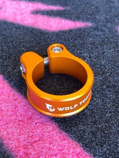 WOLF TOOTH COMPONENTS ウルフトゥース seat clamp 31.8/ オレンジ　シートクランプ　の画像