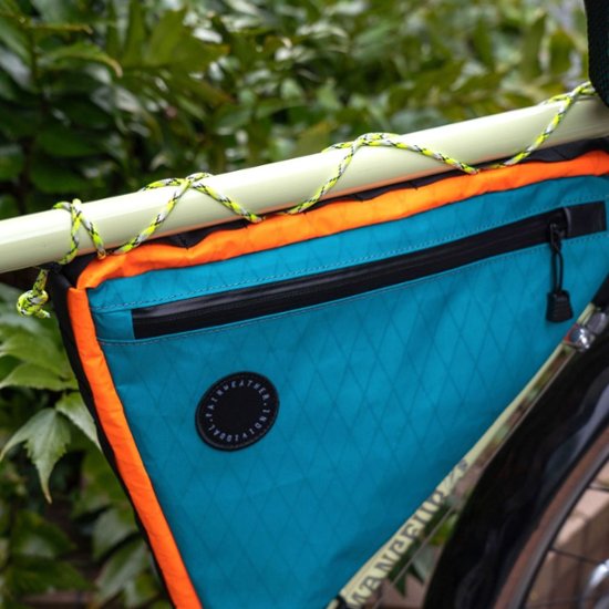 FAIRWEATHER / フェアウェザー / frame bag  / ADV  /Mサイズ/ (x-pac teal)　フレーム　バッグ画像