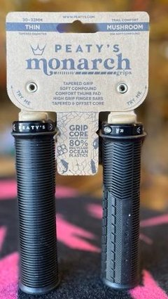 Peaty’s Monarch Grip – Mushroom/ピーティーズ モナーク・グリップ・マッシュルーム BLACK ブラック　シン（Thin / 細）の画像