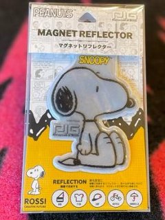 [[PIG] PEANUTS デザイン MAGNET REFLECTOR マグネットリフレクター　スヌーピーの画像