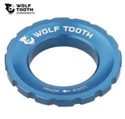 WOLF TOOTH COMPONENTS / ウルフトゥース / Centerlock Rotor Lockring / ブルー　/ ロックリングの画像