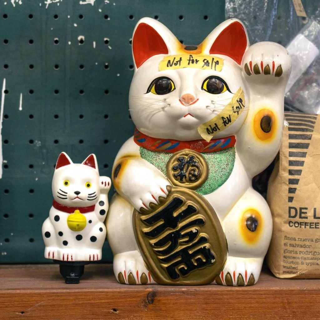 BLUE LUG / animal horn (beckoning cat) 招き猫/ ブルーラグ /BL