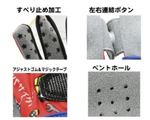 ※取寄せ※ ヨツバサイクル / チャレンジグローブ / YLサイズ / リボン /（YOUTH/9-11歳） / キッズグローブ画像