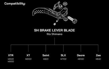 OAK COMPONENTS / SH Brake Lever Blade Set  / Luna Gray / ブレーキレバー　/シマノ用画像
