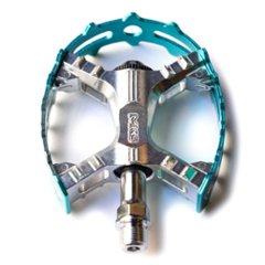 MKS  /　XC-Ⅲ /BEAR TRAP PEDAL  /turquoise　/ペダル / ブルーラグ画像