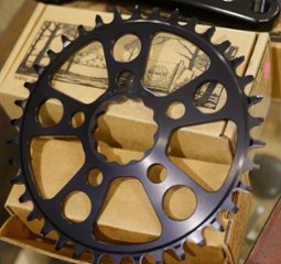 WHITE INDUSTRIES / TSR Rings /チェーンリング / BK/　36T /off set 0mm　ホワイトインダストリーズの画像