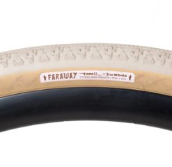 TOMII x SIMWORKS  / Faraway Tire / 700c x 40c / Sand Beige x Tan / タイヤ画像