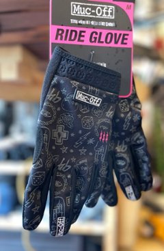 MUC-OFF / マックオフ　RIDE GLOVE / ライドグローブ グローブ　バラ、スカル、サイコロetc柄/Mサイズの画像