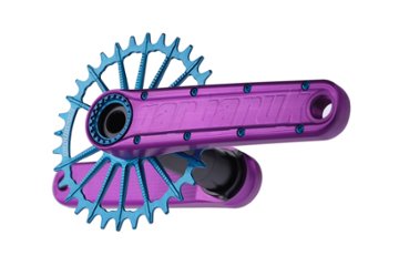 Garbaruk Enduro Crankset / アーム：パープル　/　ガルバルク クランク　MTB画像