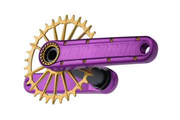 Garbaruk Enduro Crankset / アーム：パープル　/　ガルバルク クランク　MTB画像