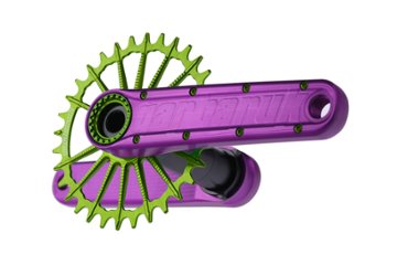 Garbaruk Enduro Crankset / アーム：パープル　/　ガルバルク クランク　MTB画像