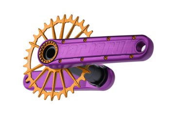 Garbaruk Enduro Crankset / アーム：パープル　/　ガルバルク クランク　MTB画像