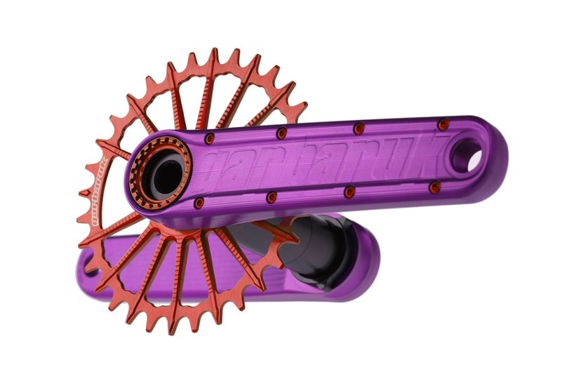 Garbaruk Enduro Crankset / アーム：パープル　/　ガルバルク クランク　MTB画像