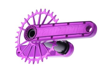 Garbaruk Enduro Crankset / アーム：パープル　/　ガルバルク クランク　MTB画像