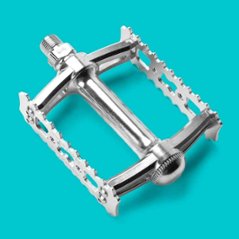 MKS×CRUST/super gordito pedal silver /三ヶ島製作所xクラスト　ペダル　シルバーの画像